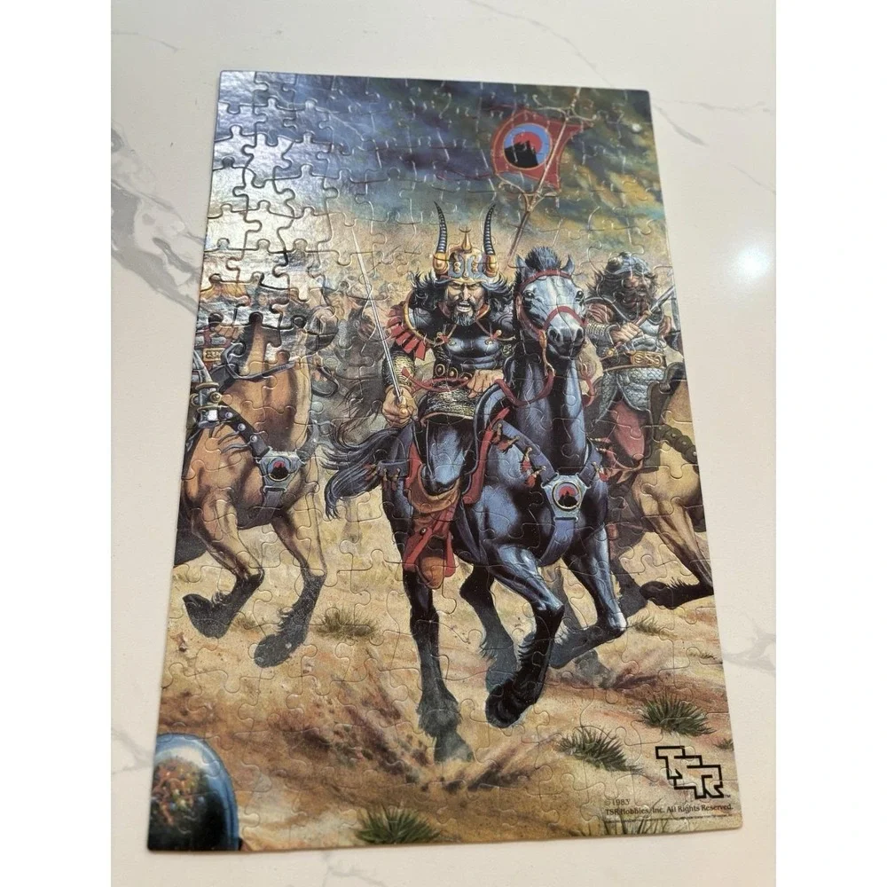 1983 TSR Dungeons & Dragons 200pc puzzle complete